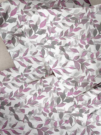 Sunshine Παπλωματοθήκη Menta Εμπριμέ 050 Violet Μονή (170χ250)