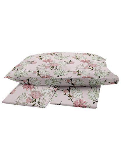 Sunshine Παπλωματοθήκη Menta Εμπριμέ 070 Pink Μονή (170χ250)