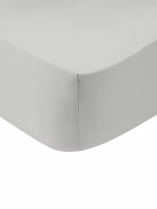 Κατωσέντονο Cotton Feelings με λάστιχο 106 Light Grey Μονό (100x200+30)