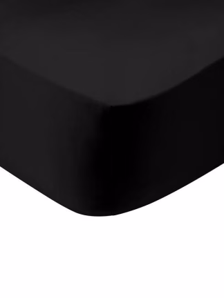 Κατωσέντονο Cotton Feelings με λάστιχο 111 Black Μονό (100x200+30)