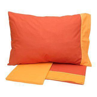 Sunshine Σετ Σεντόνια Cotton Feelings εμπριμέ 2219 Orange Μονό (160x260)