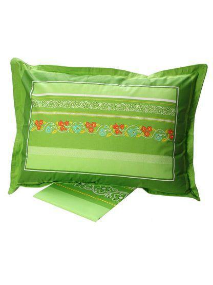Sunshine Σετ Σεντόνια Cotton Feelings εμπριμέ 4674 Green Μονό (160x260)