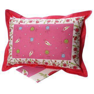 Sunshine Σετ Σεντόνια Cotton Feelings εμπριμέ 4675 Pink Μονό (160x260)