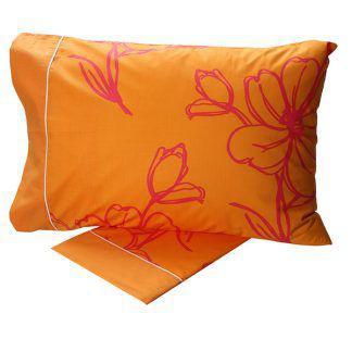 Sunshine Σετ Σεντόνια Cotton Feelings εμπριμέ 537 Orange Μονό (160x260)