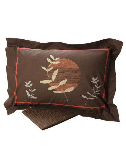 Sunshine Σετ Σεντόνια Cotton Feelings εμπριμέ 693 Brown Μονό (160x260)