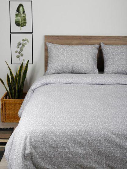 Sunshine Σετ Σεντόνια Cotton Feelings 920 Grey Μονό (165x270)