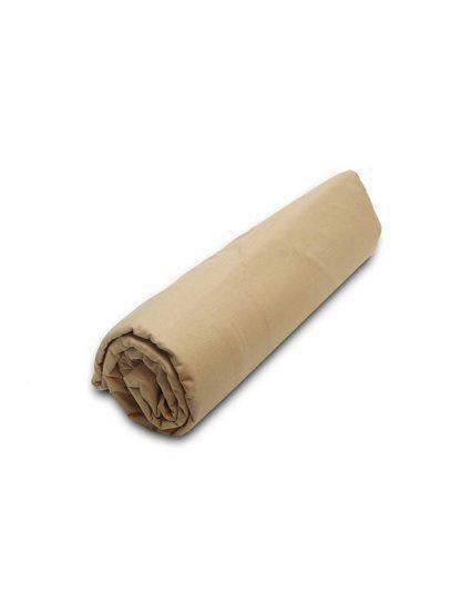 Sunshine Κατωσέντονο Menta με λάστιχο 4 Beige Μονό (100x200+20)