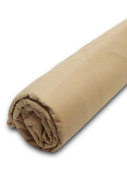 Sunshine Κατωσέντονο Menta με λάστιχο 4 Beige Μονό (100x200+20)