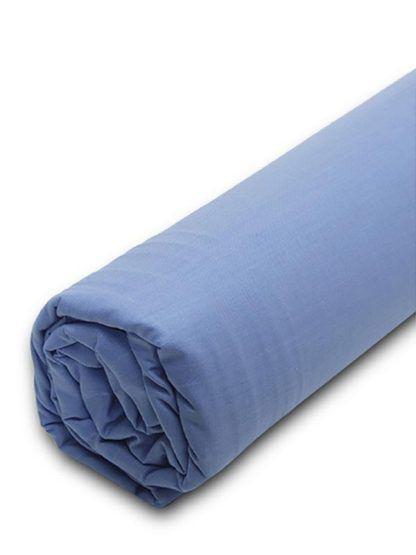 Sunshine Κατωσέντονο Menta με λάστιχο 17 Blue Μονό (100x200+20)