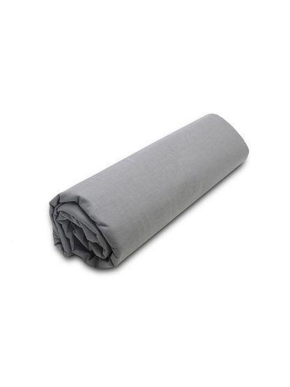 Sunshine Κατωσέντονο Menta με λάστιχο 19 Dark Grey Μονό (100x200+20)
