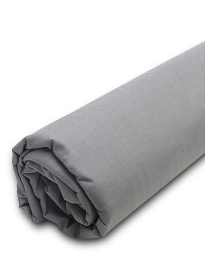 Sunshine Κατωσέντονο Menta με λάστιχο 19 Dark Grey Μονό (100x200+20)