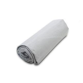 Sunshine Κατωσέντονο Menta με λάστιχο 18 Light Grey Μονό (100x200+20)