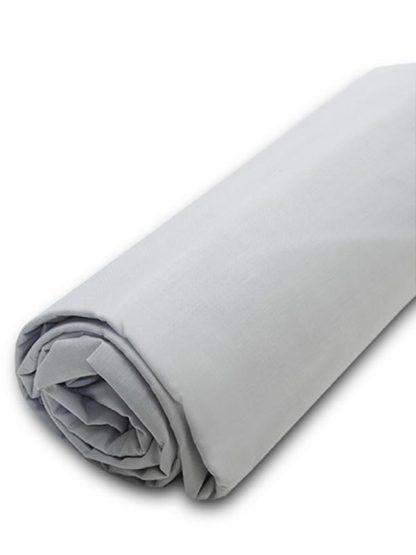 Sunshine Κατωσέντονο Menta με λάστιχο 18 Light Grey Μονό (100x200+20)
