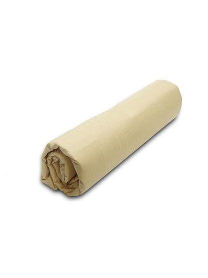 Sunshine Κατωσέντονο Menta με λάστιχο 3 Light Beige Μονό (100x200+20)