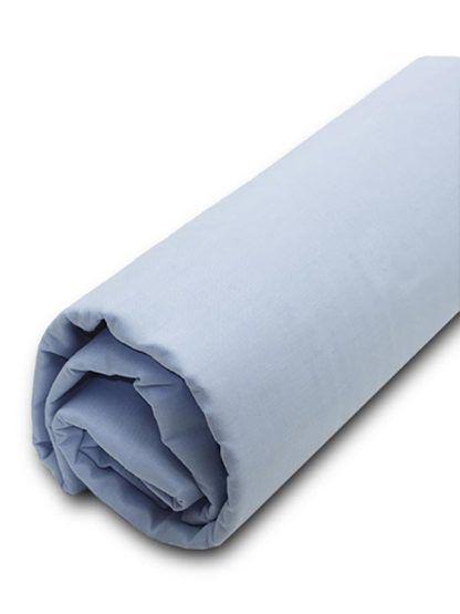 Sunshine Κατωσέντονο Menta με λάστιχο 16 Light Blue Μονό (100x200+20)