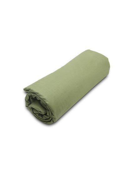 Sunshine Κατωσέντονο Menta με λάστιχο 11 Olive Μονό (100x200+20)