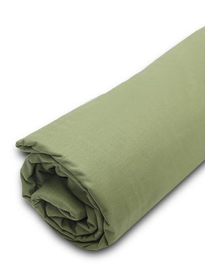 Sunshine Κατωσέντονο Menta με λάστιχο 11 Olive Μονό (100x200+20)
