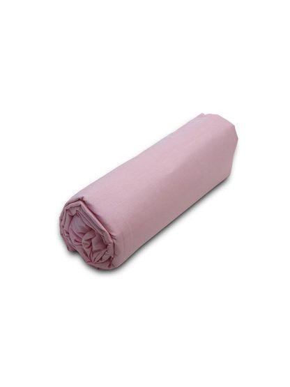 Sunshine Κατωσέντονο Menta με λάστιχο 13 Pink Μονό (100x200+20)