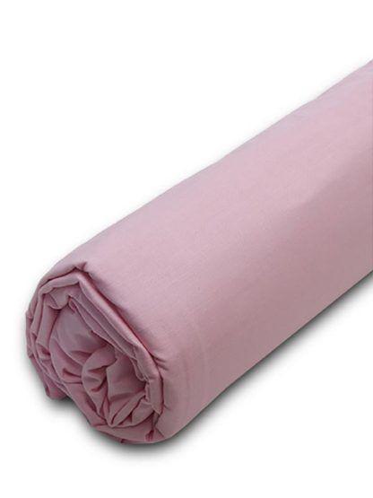 Sunshine Κατωσέντονο Menta με λάστιχο 13 Pink Μονό (100x200+20)