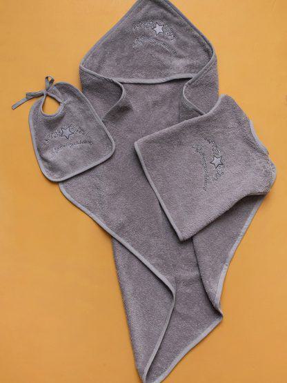Palamaiki Σετ Λουτρου Βρεφικο Baby Joia Bj524 Grey