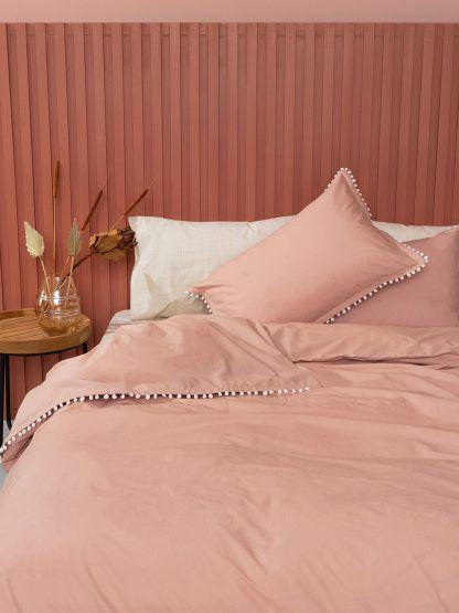 Palamaiki Παπλωματοθηκη Ημιδιπλη 170x240 Pon-pon Pon-pon Rose