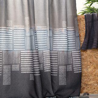 Palamaiki Κουρτινα Μπανιου Με 12 Κρικους 180x180 Shower Curtain Skyline