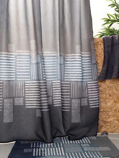 Palamaiki Κουρτινα Μπανιου Με 12 Κρικους 180x180 Shower Curtain Skyline