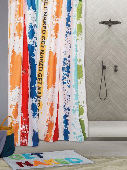 Palamaiki Κουρτινα Μπανιου Με 12 Κρικους 180x200 Shower Curtain Naked