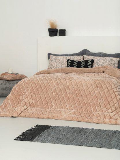 Palamaiki Διακοσμητικη Μαξιλαροθήκη Nadine 50x50 Nadine/2 Beige