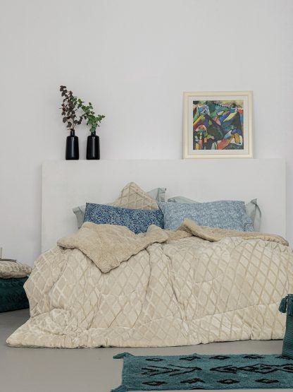 Palamaiki Διακοσμητικη Μαξιλαροθήκη Nadine 50x50 Nadine/2 Cream