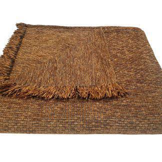 Ριχτάρι ΚΟΜΒΟΣ Σενίλ 3θ 180x280 Ψάθα Light Brown