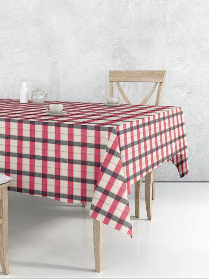 Sunshine Τραπεζομάντηλο 5452 Red 140 cm x 140 cm