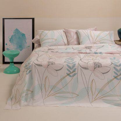 Melinen Home Σετ Σεντονια Μονα (Λ) Lullaby Pastel Ultra Line 170Χ270
