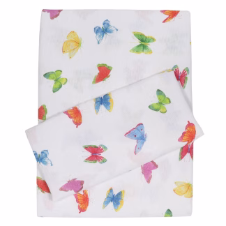 Τραπεζομαντηλο 140χ180 0620 Εκρου, Κοκκινο, Μπλε