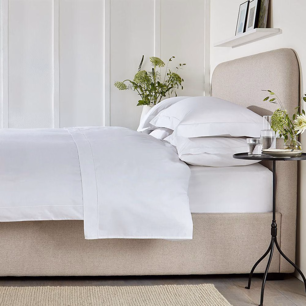 LINO ΣΕΝΤΟΝΙ ELBA 50/50 WHITE 170X270 200TC LINO ΣΕΝΤΟΝΙ ELBA 50/50 WHITE 170X270 200TC