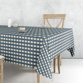 Sunshine Τραπεζομάντηλο 2024 Blue 140 cm x 140 cm