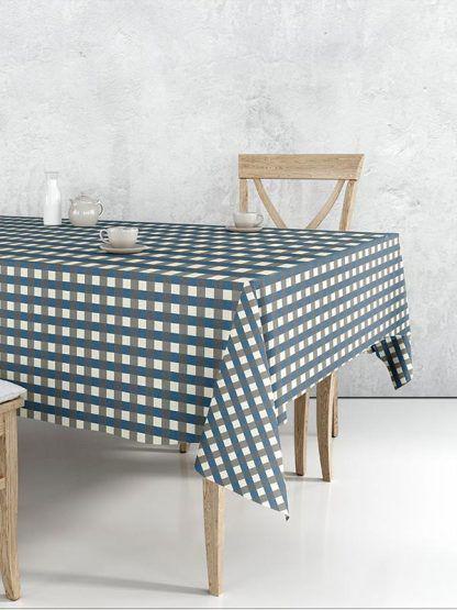 Sunshine Τραπεζομάντηλο 2024 Blue 140 cm x 140 cm