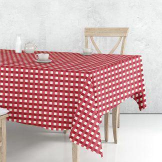Sunshine Τραπεζομάντηλο 2024 Red 140 cm x 140 cm