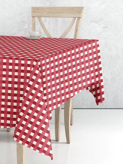 Sunshine Τραπεζομάντηλο 2024 Red 140 cm x 140 cm