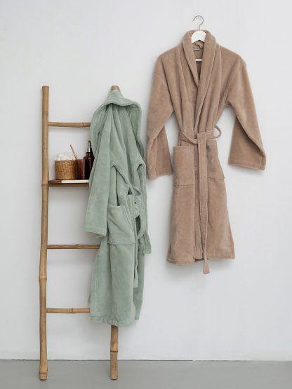 Palamaiki Μπουρνούζι Bathrobe Collection Simour Beige