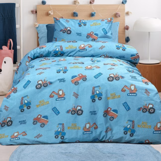 Σετ Σεντόνια Μονά Factory Art 6216 170x260 Γαλάζιο