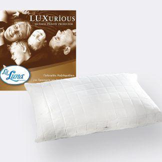 La Luna Μαξιλαροθήκες Καπιτονέ Luxurious 50 x 80 Λευκό