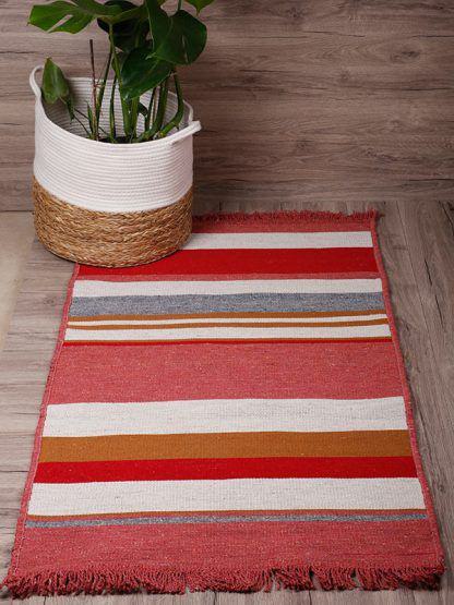 Sunshine Πατάκι υφαντό Peny 70x120 Red