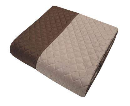 Κουβερλί Le Blanc Microfiber ULTRASONIC 90gr/m2 NEW ΜΕ ΡΕΛΙ ΚΑΦΕ - ΜΟΚΑ Σούπερ Υπερδιπλο 240Χ260