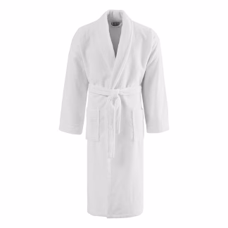 Μπουρνούζι Assist Βελουτέ Με Γιακά Art Ε3054 55%cot-45%pol 300gsm Λευκό Μπουρνούζι Assist Βελουτέ Με Γιακά Art Ε3054 55%cot-45%pol 300gsm Λευκό