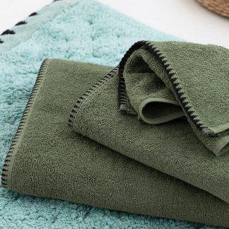Palamaiki Σετ Πετσετες Μπανιου 3 Τεμ 30x50, 50x90, 70x140 Towels Brooklyn Olive