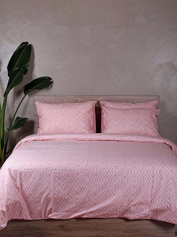 Παπλωματοθήκη Cotton Feelings 2042 Pink Διπλή (200x250) Παπλωματοθήκη Cotton Feelings 2042 Pink Διπλή (200x250)