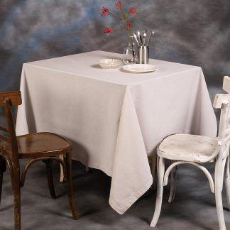 Melinen Home Τραπεζομαντηλο Luise Light Grey 150Χ150 150Χ150