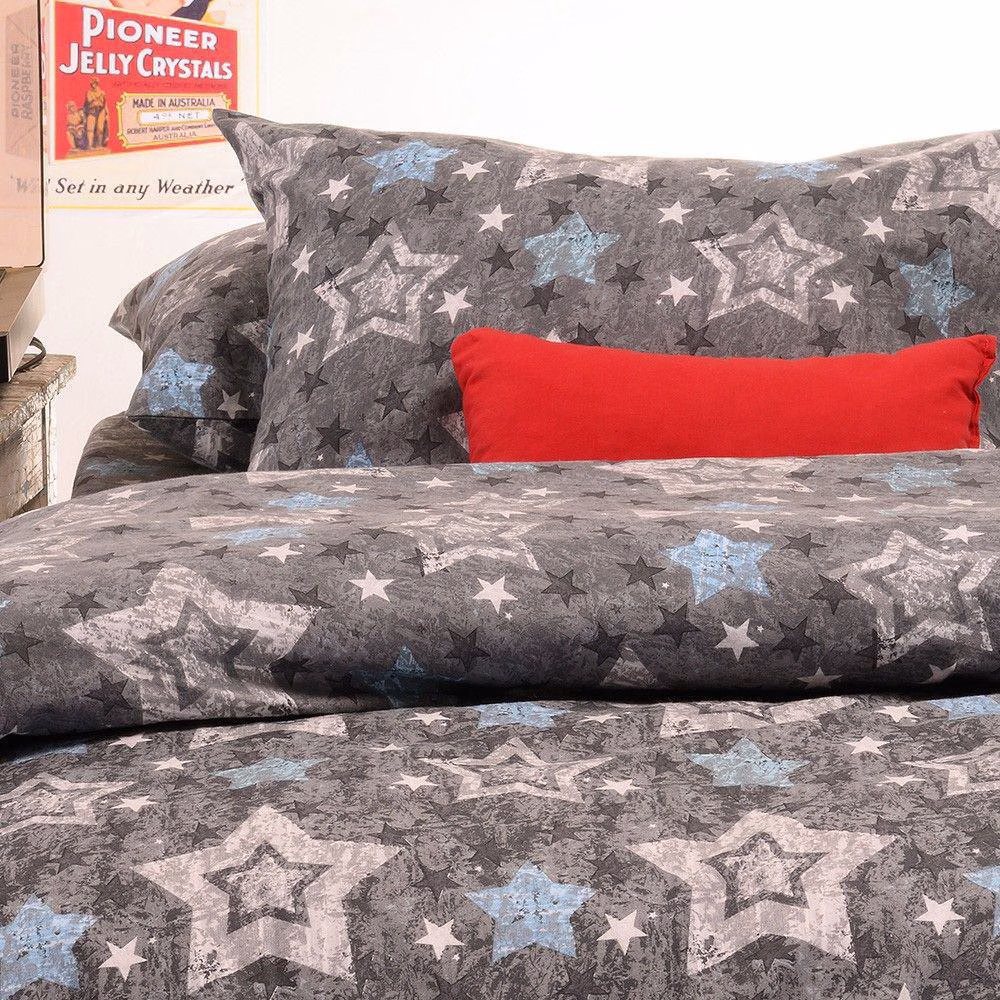 Σετ Μαξιλαροθηκεσ Φανελενιεσ Asterio Grey Winter Line Kids Σετ Μαξιλαροθηκεσ Φανελενιεσ Asterio Grey Winter Line Kids
