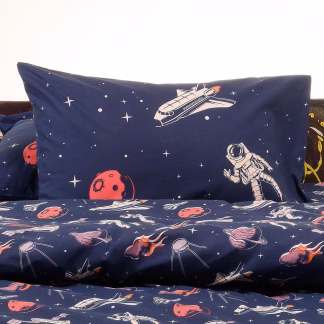 Σετ Μαξιλαροθηκεσ Planet Blue Kids Line